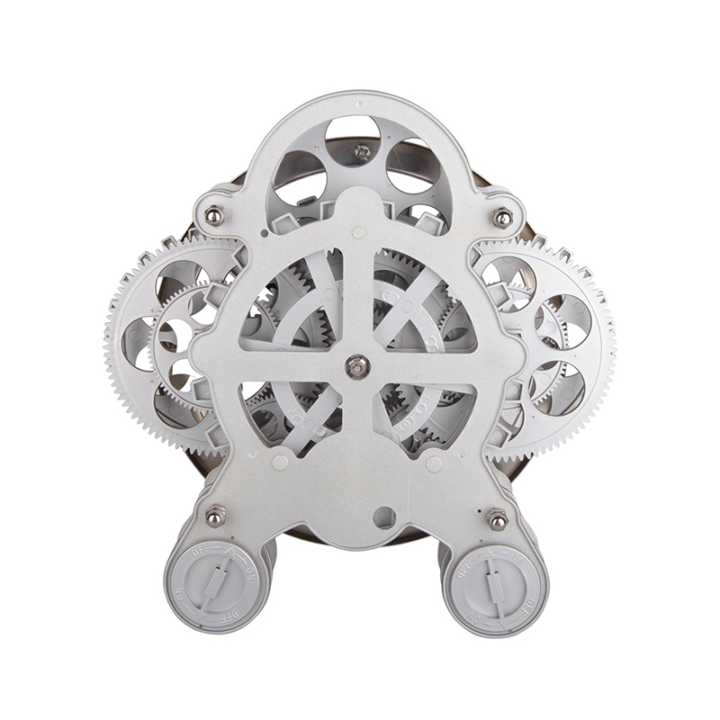 Table Gear Retro Clock Double Foot Gear Clock